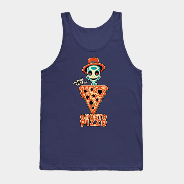 Ghosto Pizzo, Unreal Taste! Tank Top by MelihsDump